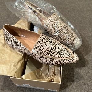 Madewell calf hair shoes size 8 new.